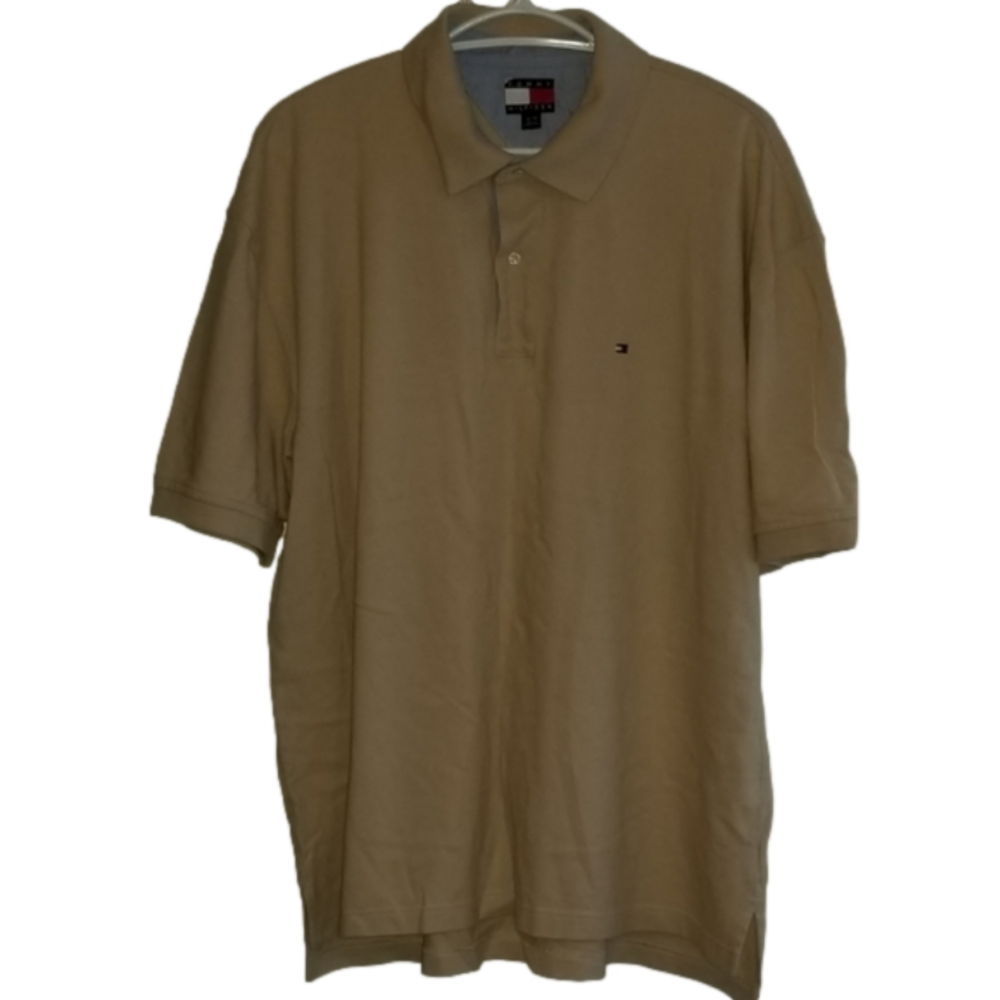 Tommy Hilfiger Vintage Short Sleeve Polo Big Flag Label Size XL